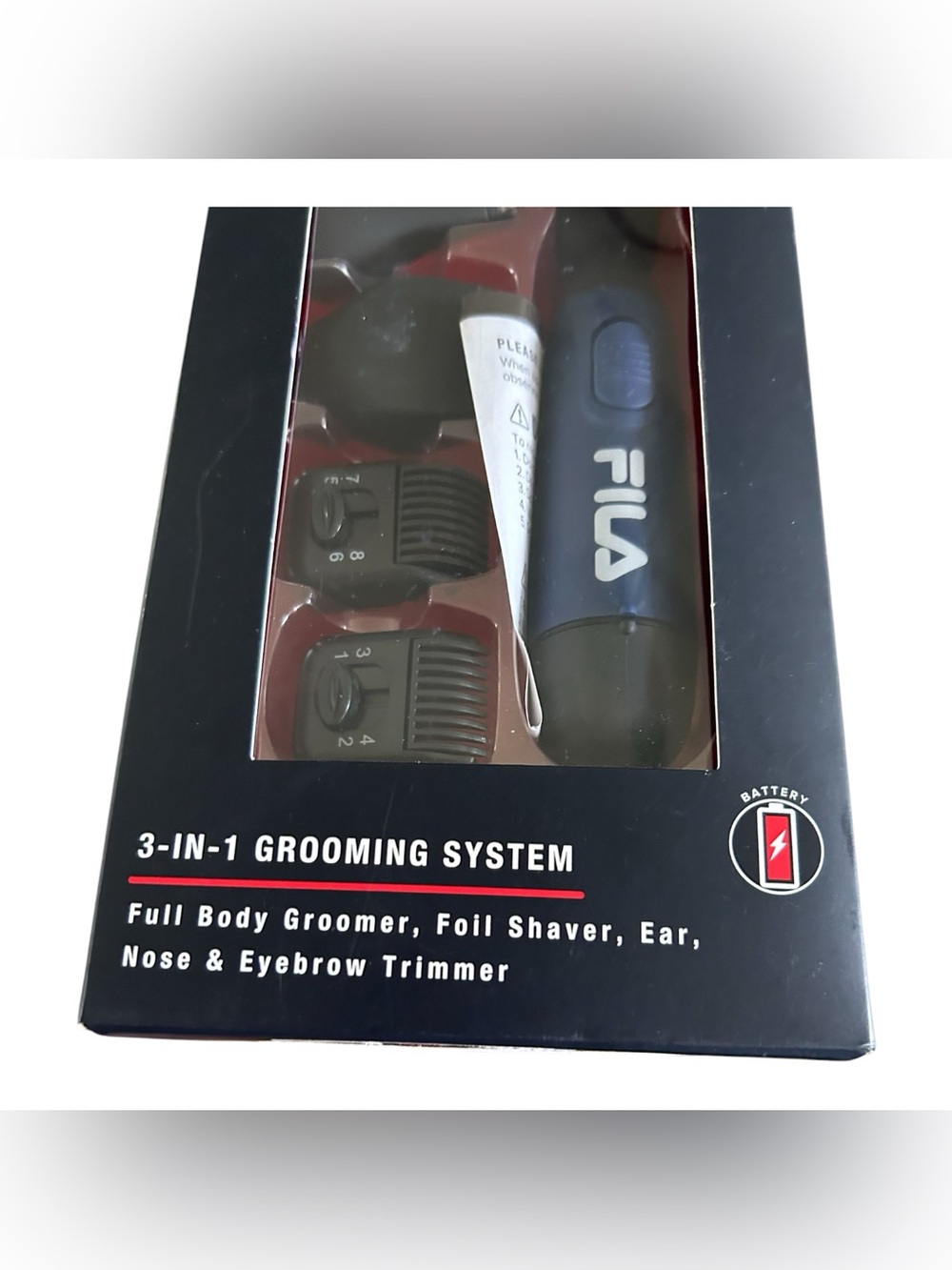 FILA Men’s 3-in-1 Grooming System